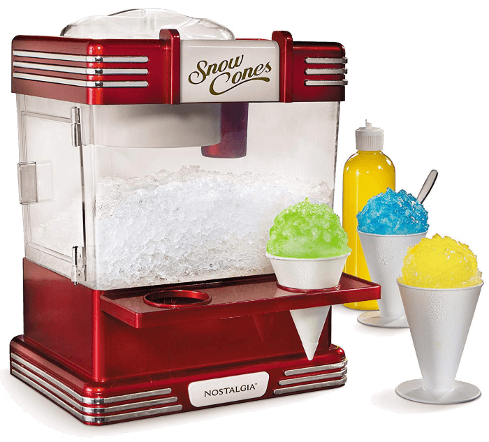 Nostalgia RSM602 Countertop Snow Cone Maker Makes 20 Icy Treats
