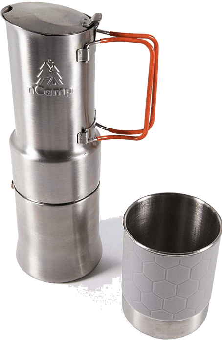 nCamp Portable Coffee Maker for Picnic Hiking and Camping