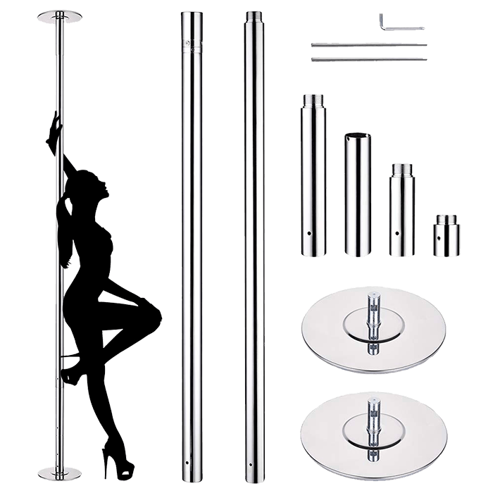AW 45mm Dancing Pole Kit Removable Portable Spinning & Static