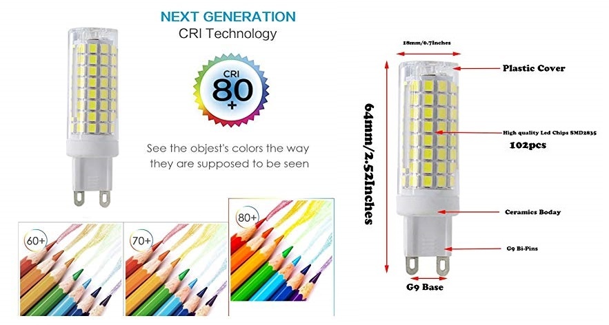 MD Lighting G9 LED Bulb 10W