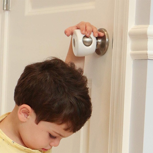 Door Knob Covers - 4 Pack - Child Safety Cover - Child Proof Doors by Jool Baby