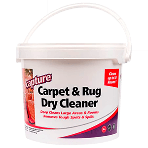 Capture Carpet Dry Cleaner Powder 8 lb - Deodorize Stains Smell Moisture from Rug Furniture Clothes and Fabric