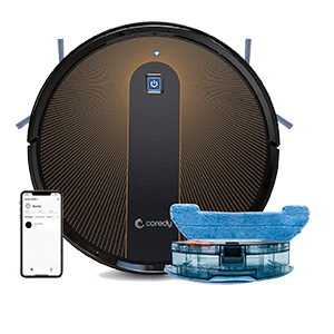 Coredy R750 Robot Vacuum Cleaner, Compatible with Alexa, Mopping System, Boost Intellect
